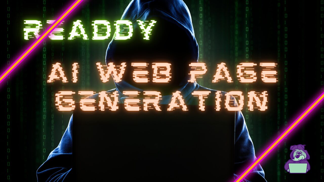【初心者OK】無料で“かっこいい”WEBページがAIで簡単に作れる！？話題のReaddyとは